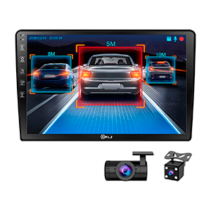 P.L.Z AN-500 Android GPS Navigation Car Multimedia System with Dash Cam - Double Din Car Stereo