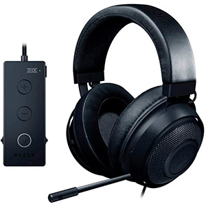 Razer Kraken Tournament Edition THX 7.1 Surround Sound Gaming Headset: Retractable Noise Cancelling Mic
